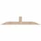 Ekena Millwork Portland Smooth Timber Gable Bracket, Douglas Fir, 72"W x 15"H x 3 1/2"D x 5 1/2"F, 5/12 Pitch GBW072X15X0406POR00SDF - alternate 1